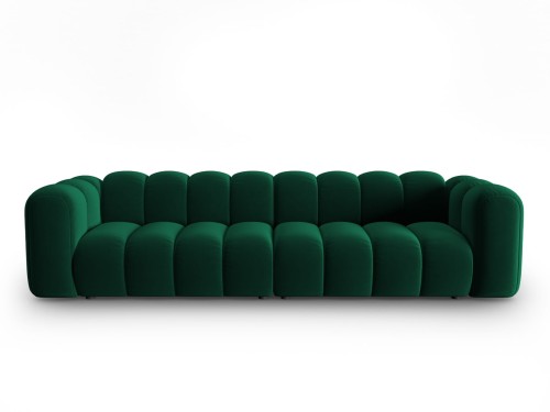 Sofa 4-osobowa Lupine butelkowa zieleń velvet