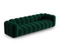 Sofa 4-osobowa Lupine butelkowa zieleń velvet