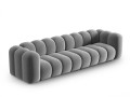 Sofa 4-osobowa Lupine szara velvet