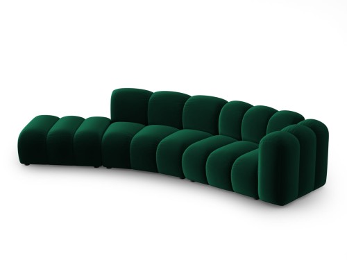 Sofa 5-osobowa Lupine butelkowa zieleń velvet