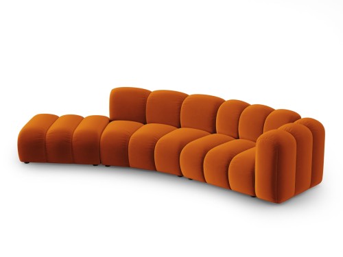 Sofa 5-osobowa Lupine terakota velvet