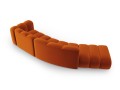 Sofa 5-osobowa Lupine terakota velvet