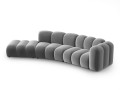 Sofa 5-osobowa Lupine szara velvet
