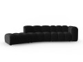 Sofa 5-osobowa Lupine czarna velvet