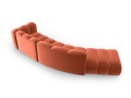 Sofa 5-osobowa Lupine koralowa velvet