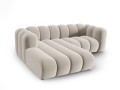 Sofa narożna 3-osobowa Lupine beżowa velvet