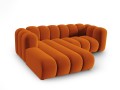 Sofa narożna 3-osobowa Lupine terakota velvet