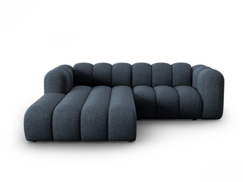 Sofa narożna 3-osobowa Lupine granatowa szenil