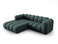 Sofa narożna 3-osobowa Lupine morska szenil