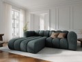 Sofa narożna 3-osobowa Lupine morska szenil