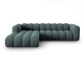 Sofa narożna 4-osobowa Lupine morska szenil