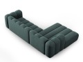 Sofa narożna 4-osobowa Lupine morska szenil