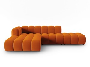 Narożnik modułowy 5-osobowy Lupine terakota velvet