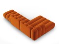 Narożnik modułowy 5-osobowy Lupine terakota velvet