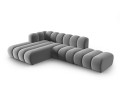 Narożnik modułowy 5-osobowy Lupine szary velvet