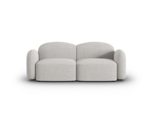 Sofa 2-osobowa Blair jasnoszara szenil