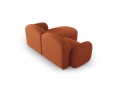 Sofa narożna Blair 3-osobowa terakota szenil