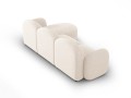 Sofa narożna Blair 4-osobowa beżowa szenil