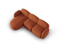 Sofa narożna Blair 4-osobowa terakota szenil