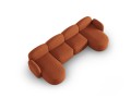 Panoramiczna sofa 6-osobowa Blair terakota szenil