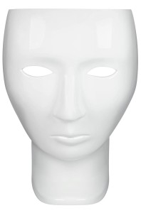 Fotel Maska biały włókno szklane