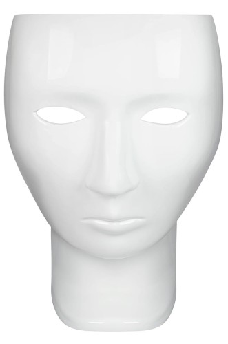 Fotel Maska biały włókno szklane