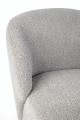 Elegancki fotel Babila boucle szary