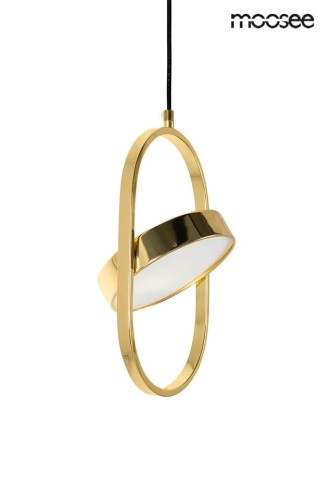 Designerska lampa wisząca SPINNER 19 w kolorze złotym