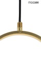 Designerska lampa wisząca SPINNER 19 w kolorze złotym
