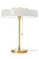 Lampa stołowa ARTE biało-złota - aluminium, szkło