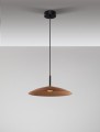 Lampa wisząca PECA 40 brązowe szkło