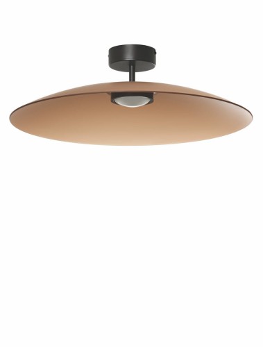 Lampa sufitowa PECA 60 brązowe szkło