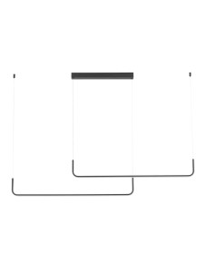 Nowoczesna lampa wisząca PIURA 150 czarna