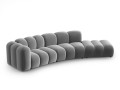 Sofa 5-osobowa Lupine szara velvet