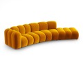 Sofa 5-osobowa Lupine ochra velvet