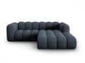 Sofa narożna 3-osobowa Lupine granatowa szenil
