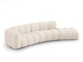 Sofa 5-osobowa Lupine jasny beż szenil L/P