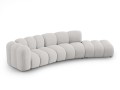 Sofa 5-osobowa Lupine jasny szary szenil L/P    