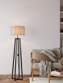 Lampa podłogowa TUMAN szara
