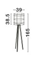 Lampa podłogowa TARMA naturalna