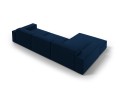 Nowoczesny duży narożnik Jodie granatowy L/P velvet