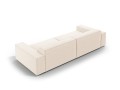 Nowoczesna 4-osobowa sofa Jodie beżowa velvet