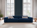 Nowoczesna 4-osobowa sofa Jodie granatowa velvet