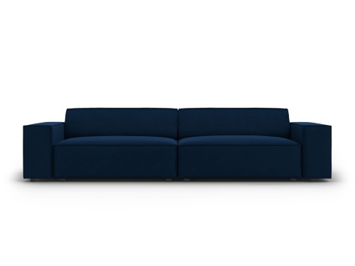 Nowoczesna 3-osobowa sofa Jodie granatowa velvet