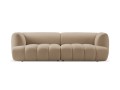 Nowoczesna 3-osobowa sofa Harry piaskowa velvet