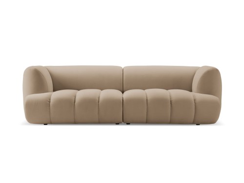 Nowoczesna 3-osobowa sofa Harry piaskowa velvet