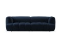 Nowoczesna 3-osobowa sofa Harry granatowa velvet