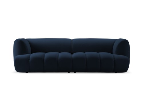 Nowoczesna 3-osobowa sofa Harry granatowa velvet