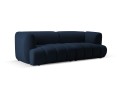Nowoczesna 3-osobowa sofa Harry granatowa velvet