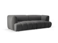 Nowoczesna 3-osobowa sofa Harry szara velvet